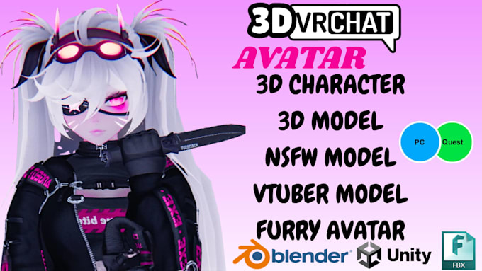edit, retexture, rigging, custom cloth, toggles, PC and quest compatible