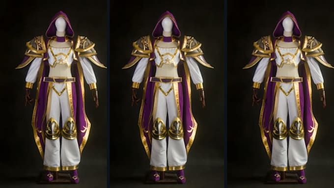 create custom cosplay 3d models ready for accurate 3d printing stl files