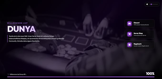 create a custom fivem loading screen with clean UI and smooth UX using ht