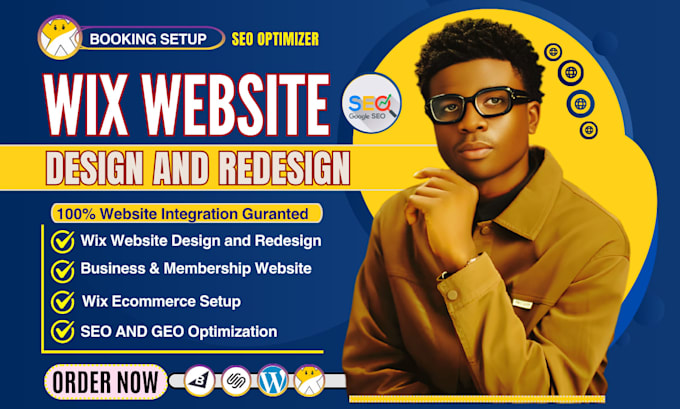 design and redesign wix harmony website wix website redesign wix development