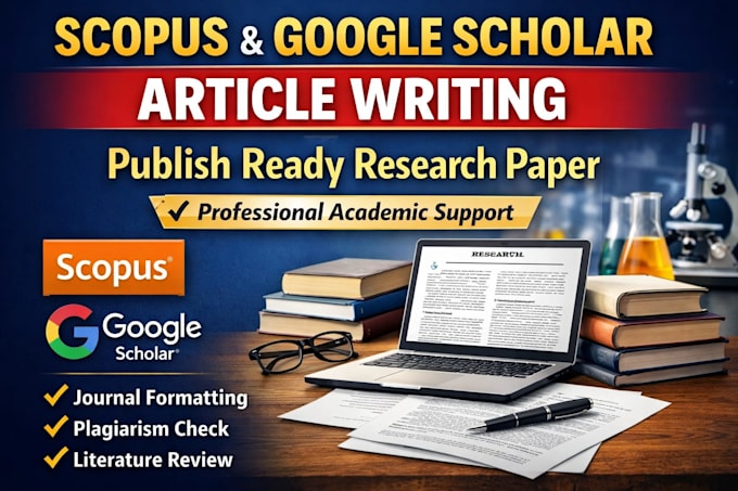 write and prepare article for submission on google scholar and scopus journal