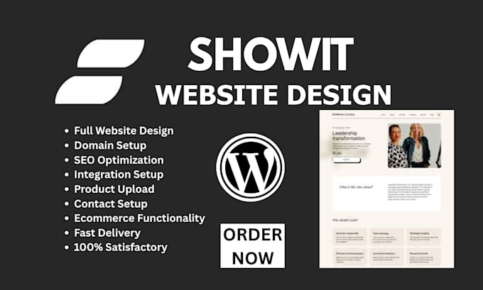 design showit SEO ecommerce website customize portfolio website integration