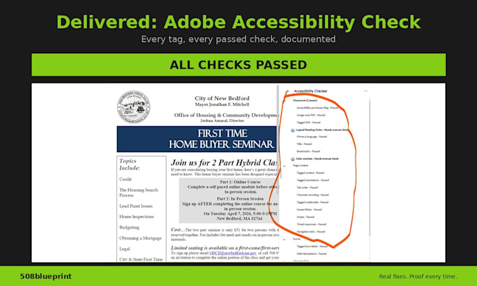 make your PDF accessible for section 508 ada wcag