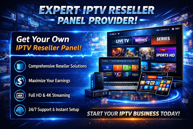 configure reseller strong8k, xui panel, dream4k panel, trex panel, mega panel