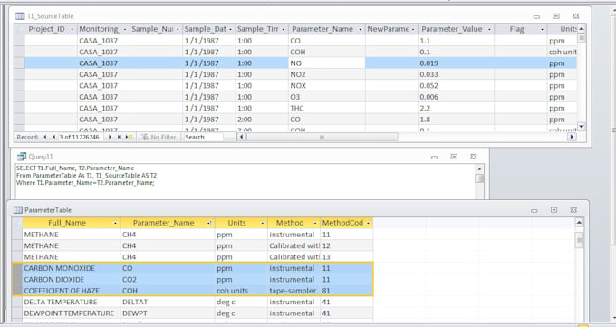 build or upgrade microsoft access database and fix errors