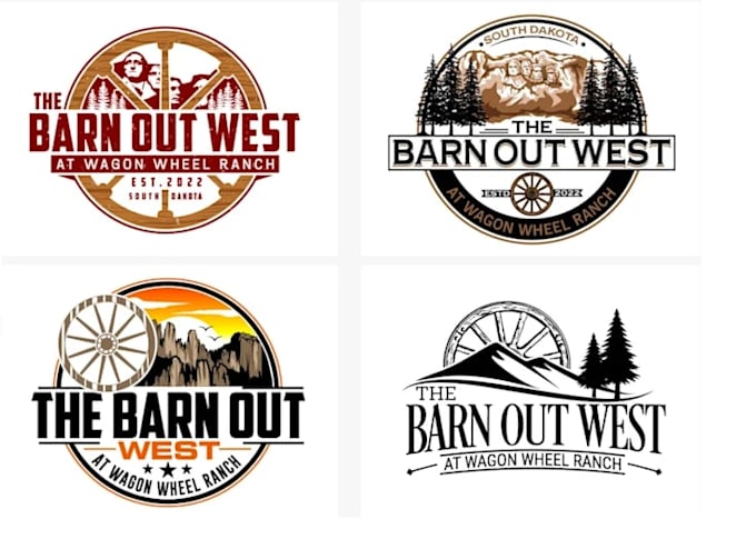 design beautiful wheel ranch logo