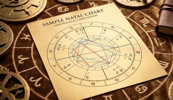 provide a professional natal chart and birth chart reading