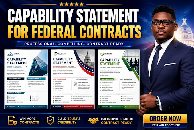 design sam gov capability statement for federal contracts