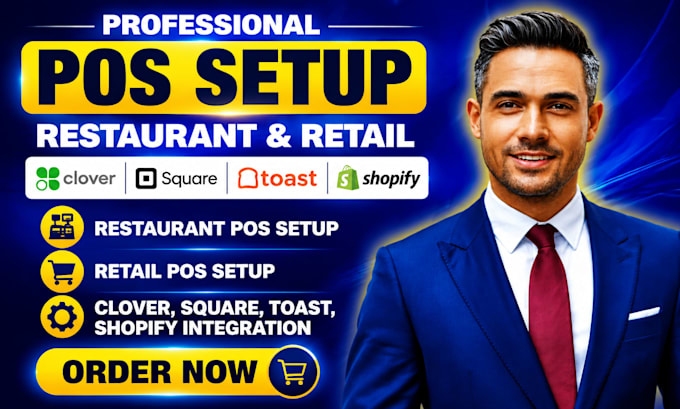pos setup, restaurant pos, retail pos, clover square toast shopify