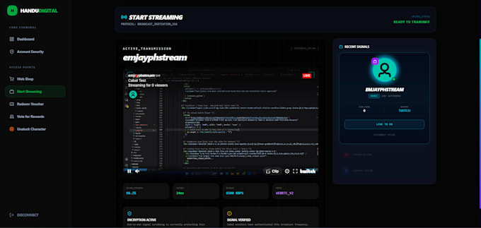 create a modern game website or mmorpg website design