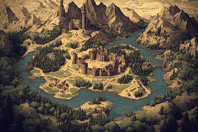 do fantasy map design