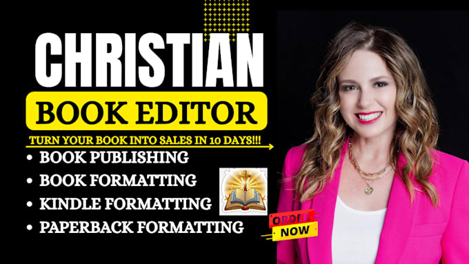 developmental edit and proofread christian book or devotional manuscript