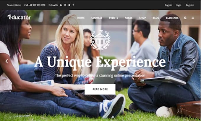 design wix school website education website elearning site management solutions