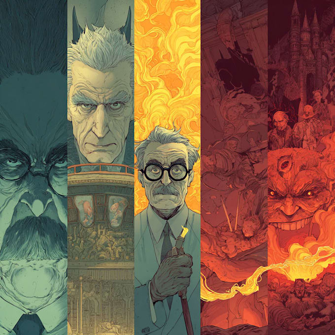 do comic cover arts for your stories