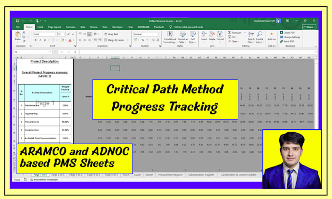 do project management on excel and primavera