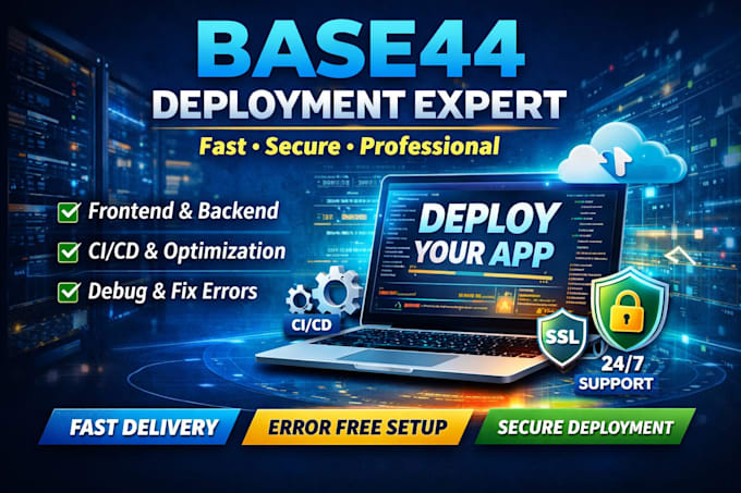 handle base44 deployment and setup for your project