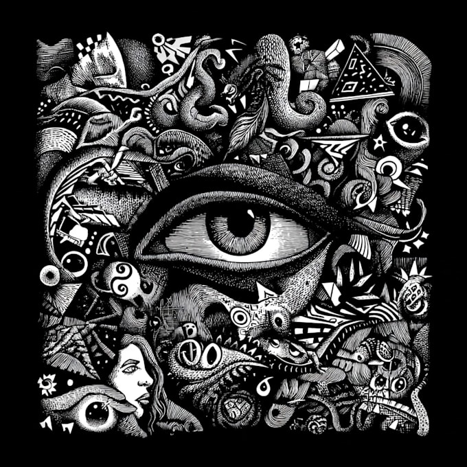 create doodle art illustrations for anything