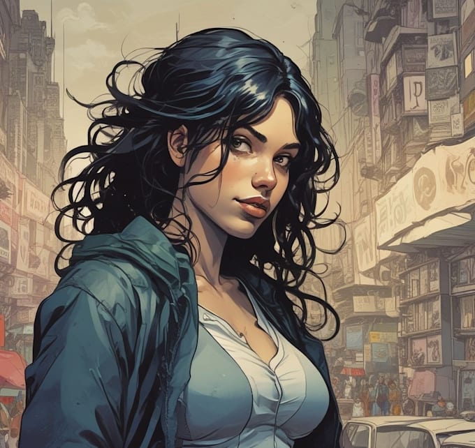 comic book illustration with comic book illustrator