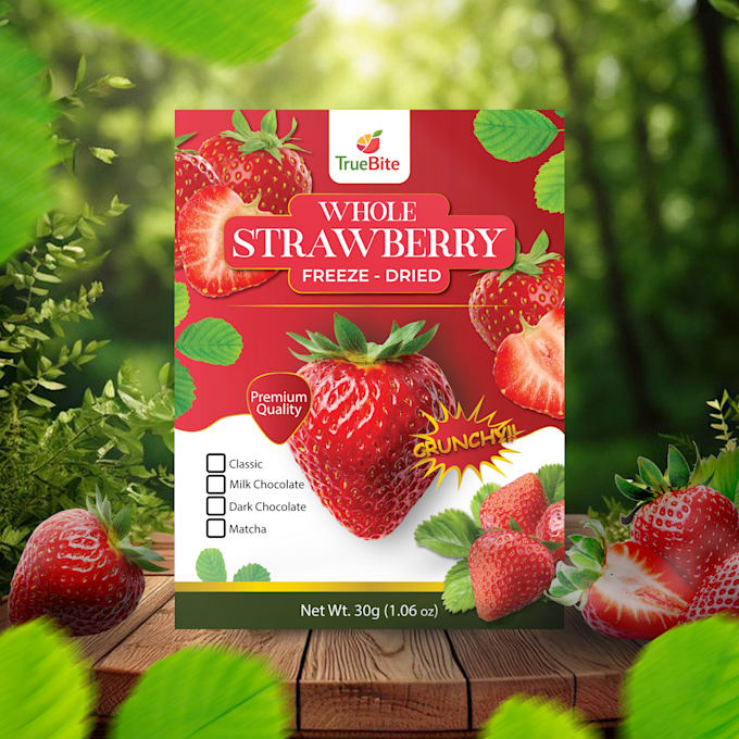 design professional food packaging or pouch design