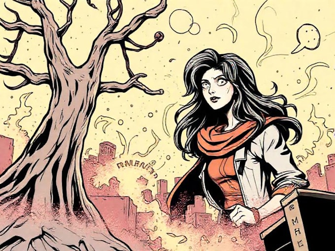 comic book illustration with comic book illustrator