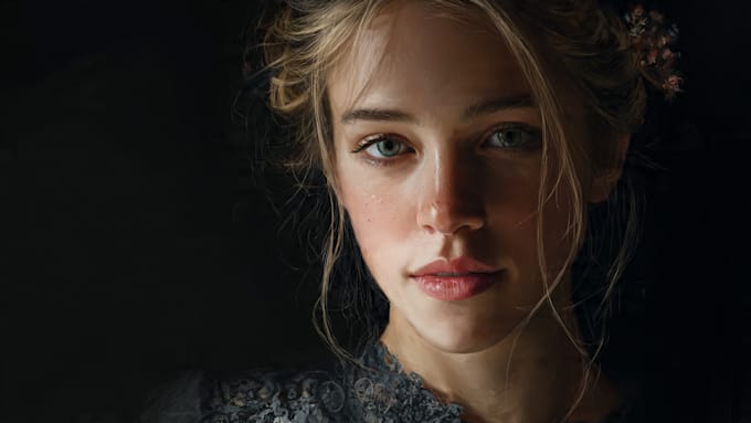 realistic digital portrait from your photo