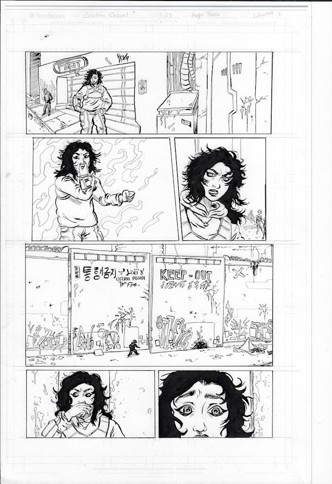 draw comic book art