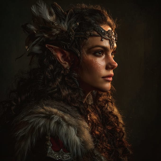 do realistic or fantasy portrait