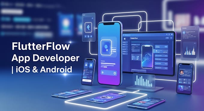 build flutterflow mobile app custom IOS android no code mvp app development