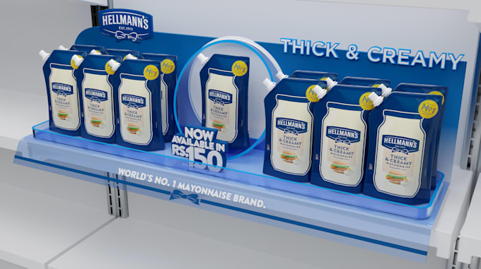 design posm countertop display and glorifier