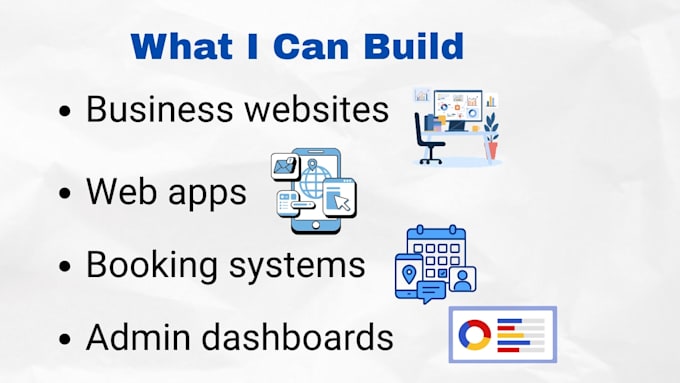 build appointment booking system website with admin panel
