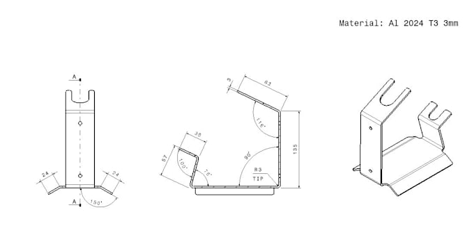 Create 3d cad models and 2d technical drawings by Nicola_gal | Fiverr