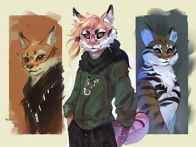 draw custom furry art for you