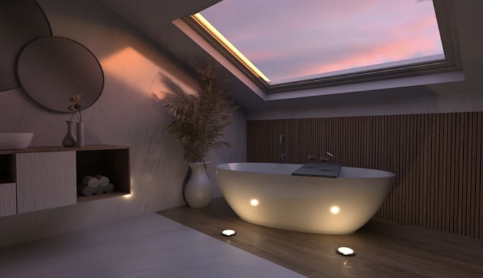 create interior renderings of rooms