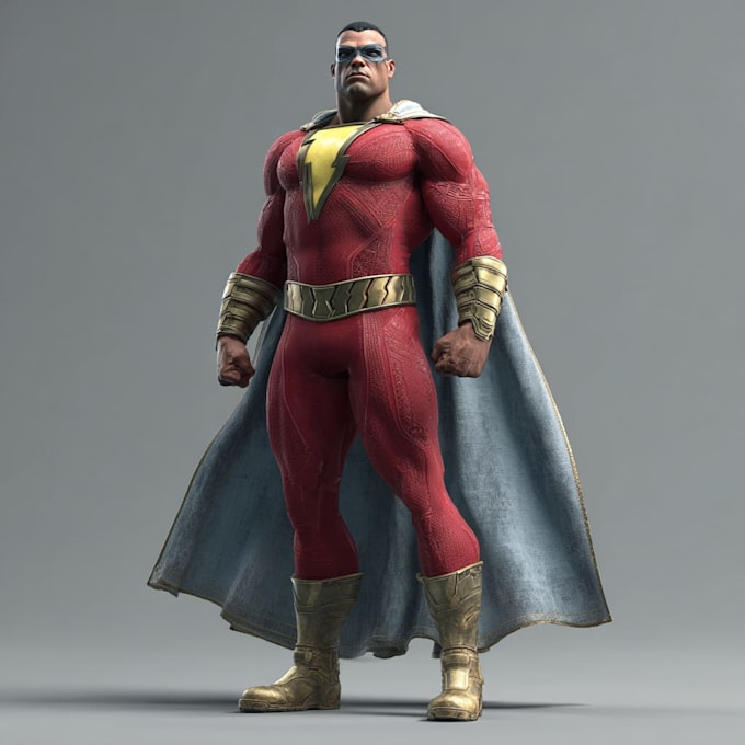 superhero character for comics