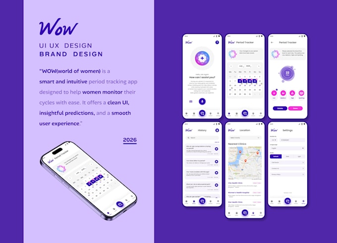 design mobile app UI UX, with user flow, prototype, animation, app UI UX expert