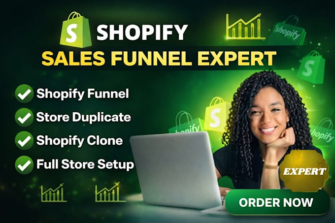 build high converting shopify funnel clone or duplicate