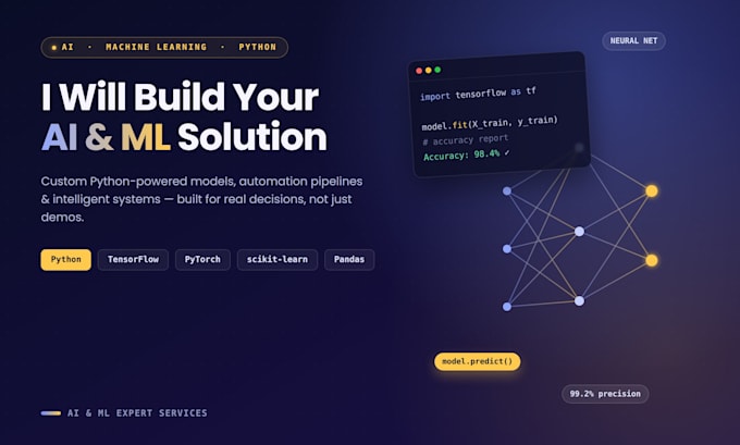 build predictive machine learning models and data analysis systems