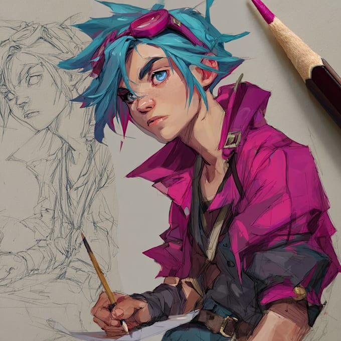 draw anime or stylized character art