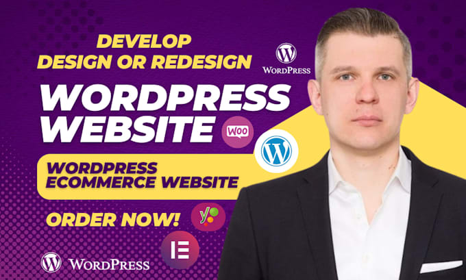 design and develop wordpress ecommerce website and woocommerce online store