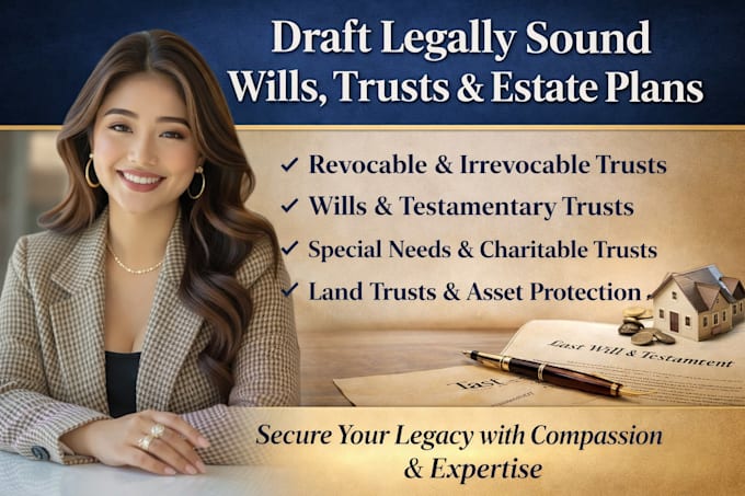 draft special needs, charitable, or asset protection trust with legal precision