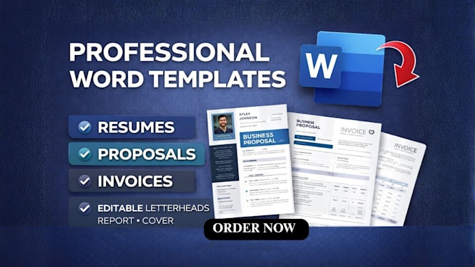 design editable ms word templates for business reports proposals letterhead