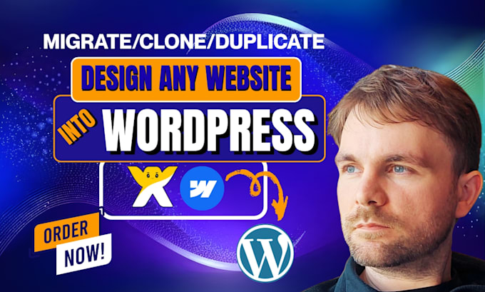 clone, duplicate or migrate website to wordpress, wix, webflow expert