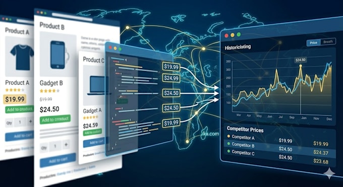 build a fast web scraping script or extract data