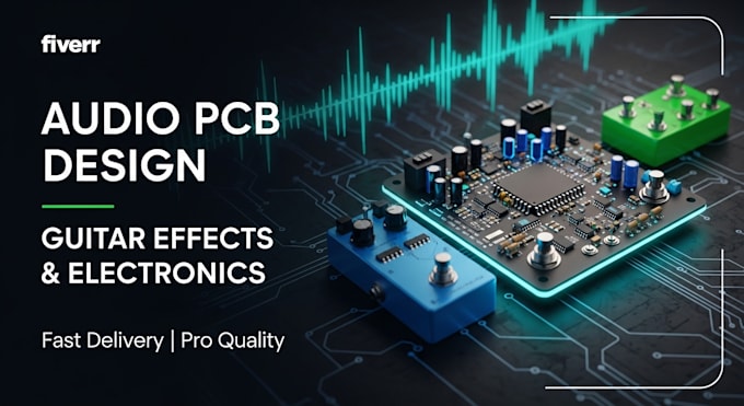 audio pcb design for guitar pedals, electronic circuits, mixer preamps amplifier