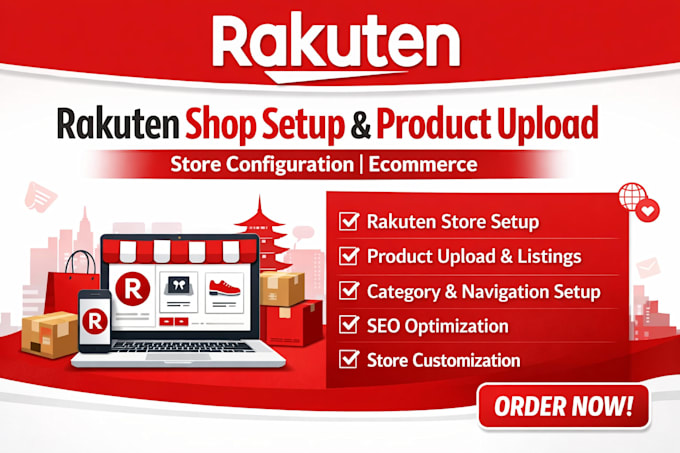 rakuten shop setup product upload store configuration ecommerce
