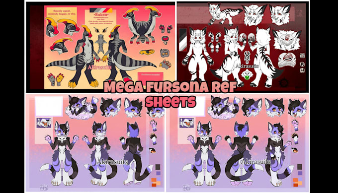 furry ref sheet furry art fursona reference sheet nsfw anthro oc anime ref sheet