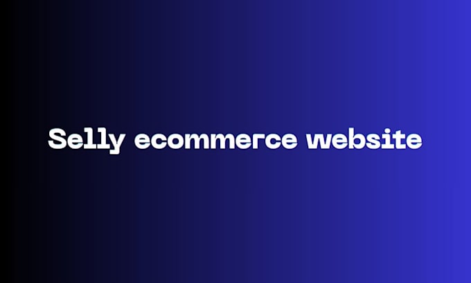 create a sellfy ecommerce website and store design