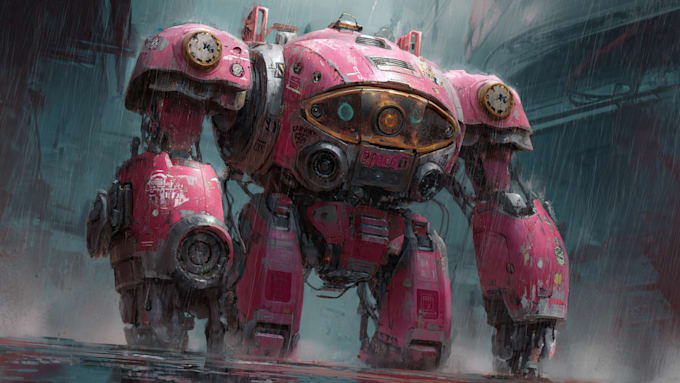 design spectacular robots, cyborgs and mechs