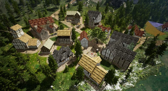 create a modular building system in unreal engine 5