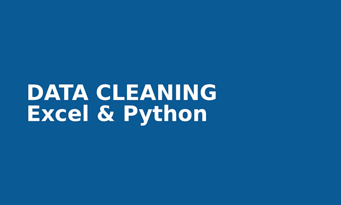 do data analysis and visualization using excel and python